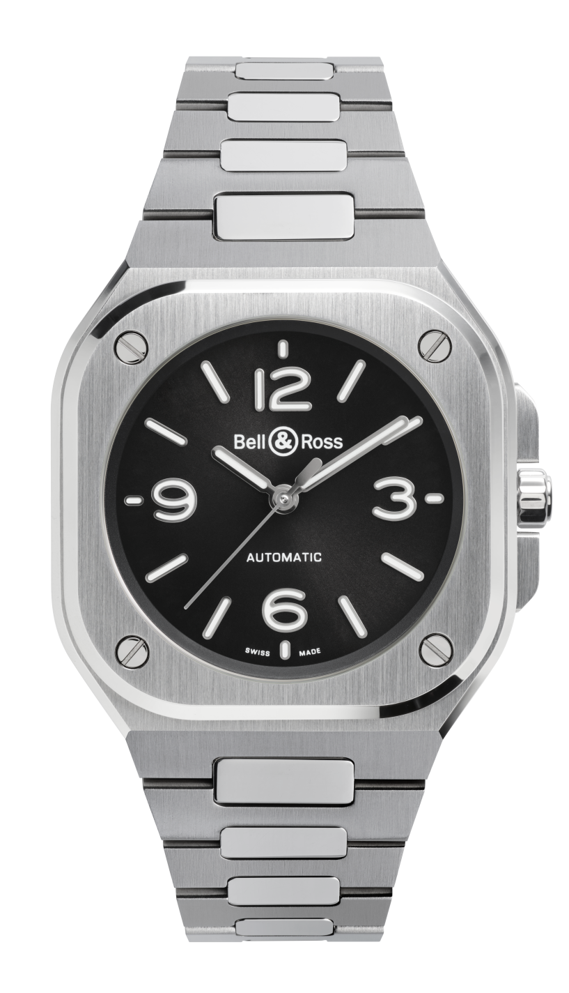 ベル＆ロス(BELL & ROSS) BR-05 36 MM ブラック スティール BR